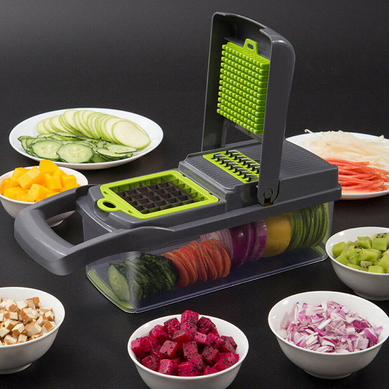 5 In 1 Food Vegetable Salad Fruit Peeler Cutter Slicer Dicer Chopper